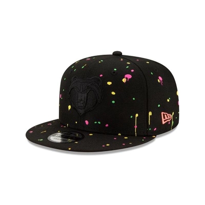 Sapca New Era Memphis Grizzlies NBA Neon Splatter 9FIFTY Snapback - Negrii